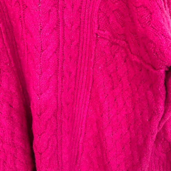 Free People Pink Cable Knit Sweater - Picture 5 of 7